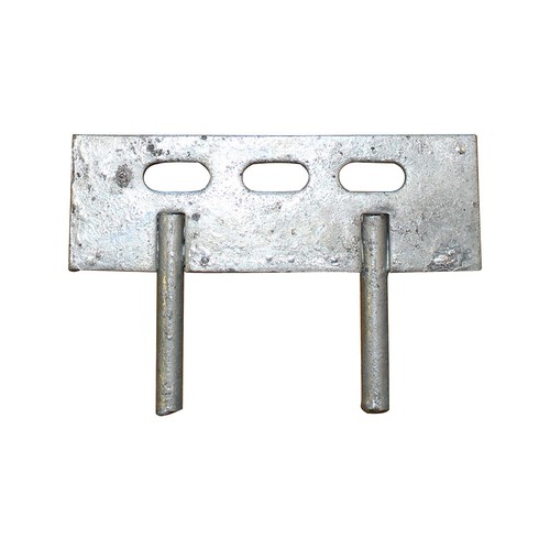 Gravel board fence post cleat - gravel,