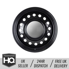 Navis Dome Black Steel Wheels for Transporter - 19" 5x120 Load Rated Banded