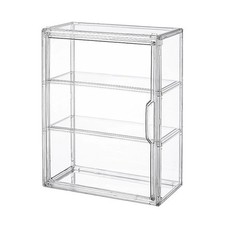 3 Tiers Clear Acrylic Display Case Showcase Box For Collectibles Action Figures