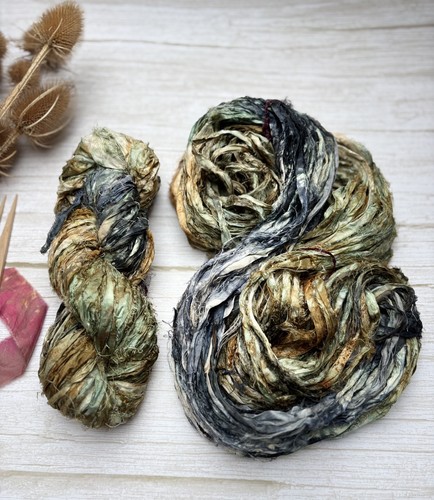 100g hand dyed - hand, recycled