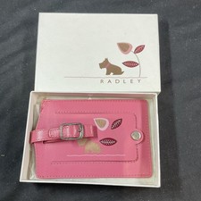 Radley Luggage Tag Pink New