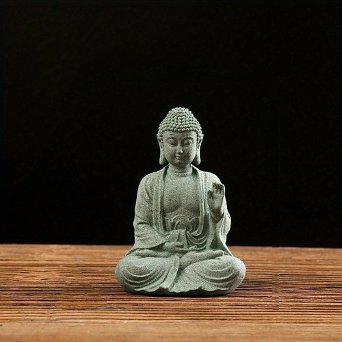 Buddha statue fish tank - fish,