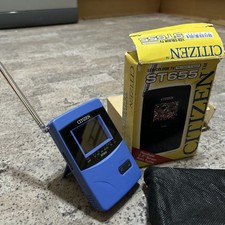 Citizen Pocket LCD Colour TV,Video ST655 PAL, 2.2” ,vintage 90's,analogue