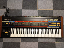 Roland Juno-60 61-key polyphonic analog synthesizer professional overhaul w/case