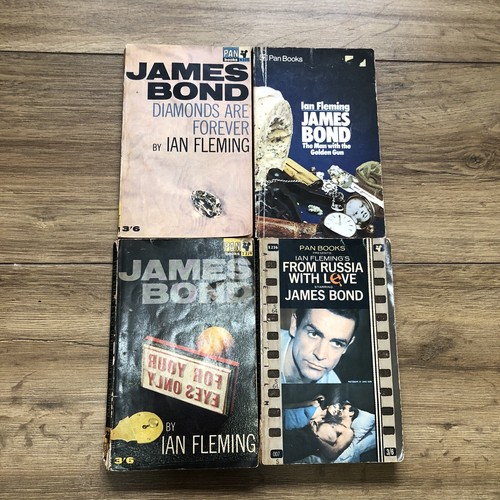 James bond 007 paperback books - james,