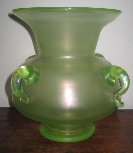 Loetz large glass vase - large,