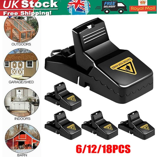 18x plastic mouse traps - 6-18x,