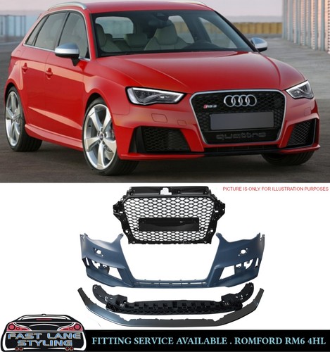 Audi rs3 style front bumper - a3,