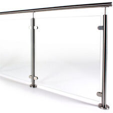 Balustrade Glass Panels 10mm Toughened 316 Stainless Steel Posts Railing Decking