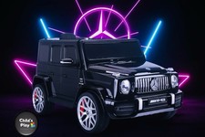 Kids Electric Ride On Car Jeep Mini Mercedes G63 12v + Remote Eva Wheels BLACK