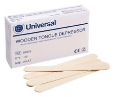 TONGUE DEPRESSORS WOODEN WAX APPLICATOR SPATULA STICK TATTOO BEAUTY CLINIC SALON