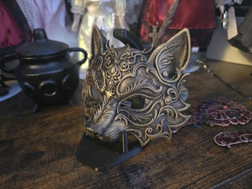 Baroque wolf mask dark regal - mask,