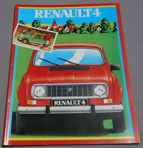 Brochure renault 8 - brochure,