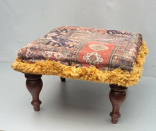 Vintage Kilim Footstool