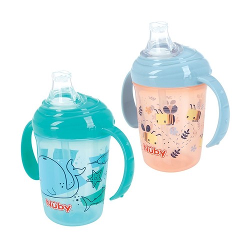 Nuby decorated grip sip - decorated,