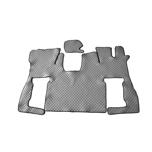 Set grey eco leather floor - eco-leather,