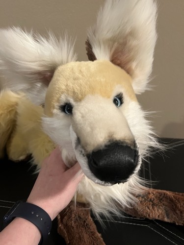 Handmade golden fox - golden,