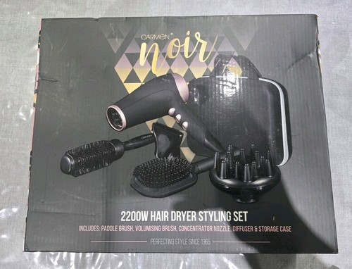 Carmen noir 2200w hair dryer - noir,