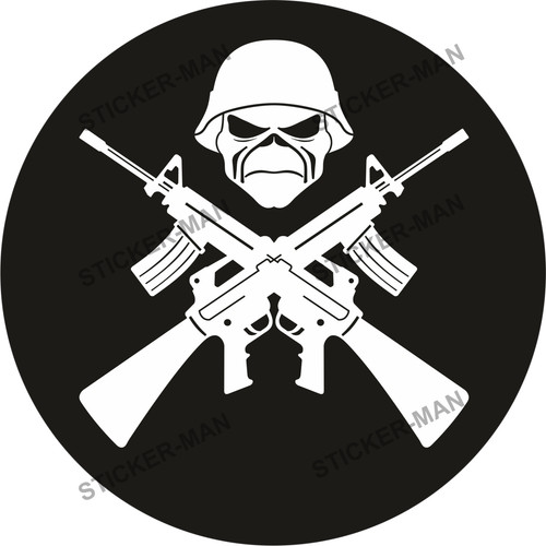 Iron maiden logo - maiden, sticker