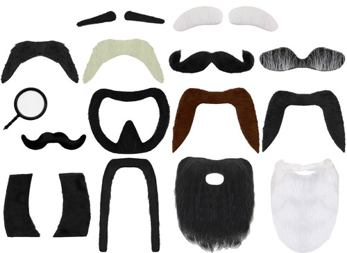 Facial hair fancy dress - facial,