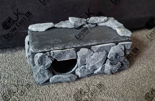 Reptile hide slate basking - hide,slate,,