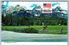 #893 Flag over Mountain Booklet FDC Maxi Card