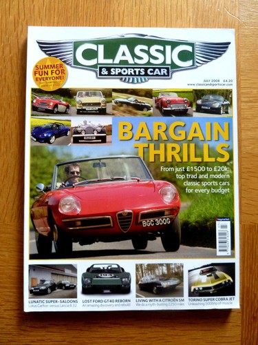 Classic sports car magazine - sports,