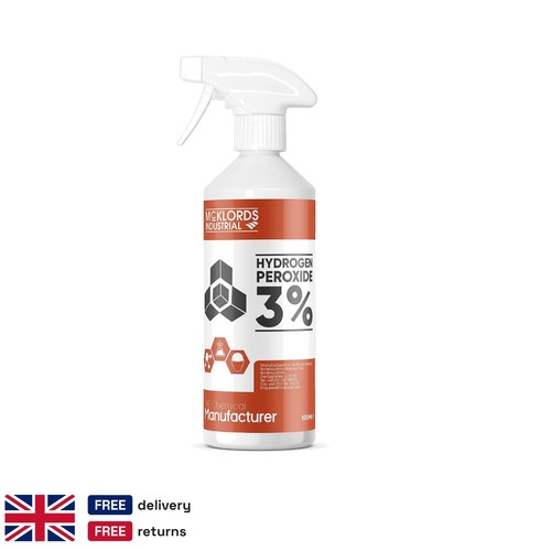 Hydrogen peroxide 500ml - peroxide, 3%