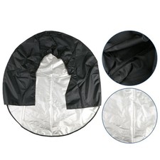 All Weather Protection RV Trailer Spare Tire Tyre Wheel Cover Pure Black