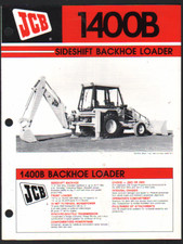 1987, JCB "1400B" Sideshift