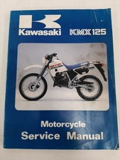 1986-1988 Kawasaki KMX125 manufacturer service workshop manual KMX125