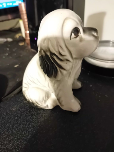 Vintage ceramic cocker spaniel - vintage,