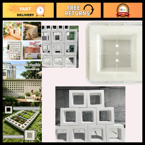 Reusable concrete brick molds - reusable,