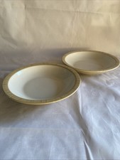 2 Denby Caramel Stripes Bowls