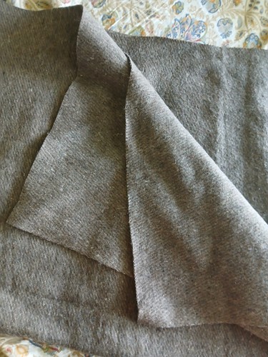 Vintage heather brown wool - heather,