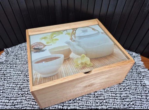 Wooden tea box - tea, 6