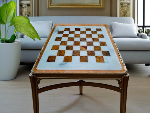 White red marble onyx - marble, chess
