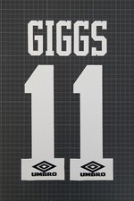 GIGGS #11 1992-1996 Player Size Premier League White Nameset