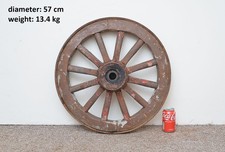 Vintage old wooden cart wagon