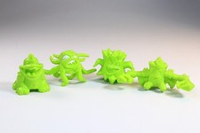 Fisher Price Imaginext Space Alien Figures Set of 4 Green Monsters Creatures