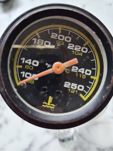 Water temperature gauge 52mm - gauge,