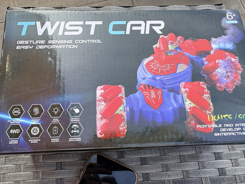 Twist car gesture sensing - car,