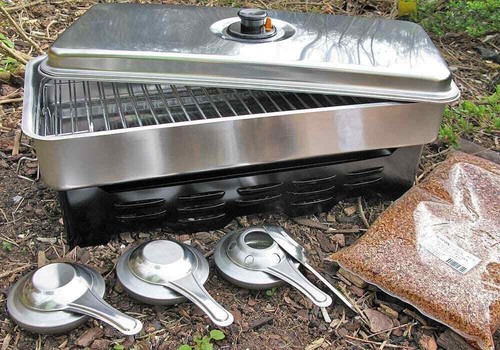 Home fish meat smoker 3 - fish,