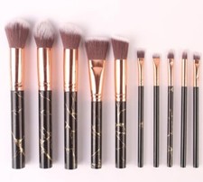 10 Pcs Marble Make up Brushes
