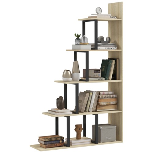 Homcom tier ladder shelf - ladder,