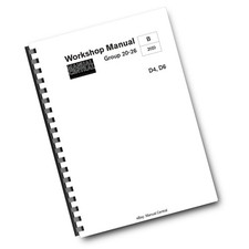 VOLVO PENTA D4 D6 WORKSHOP MANUAL GROUP 20-26 REPRINTED 47700149