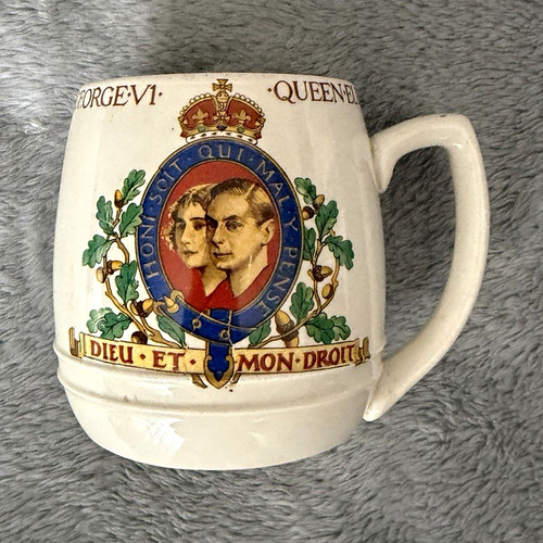 Mintons 1937 coronation mug - mintons,