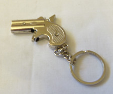 VINTAGE NOVELTY MINIATURE MINI WORKING CAP GUN (4) KEYRING KEY CHAIN