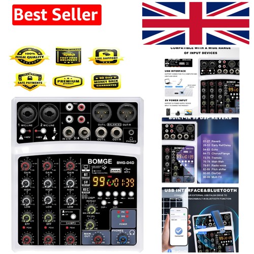 Channel audio sound mixer - 4,
