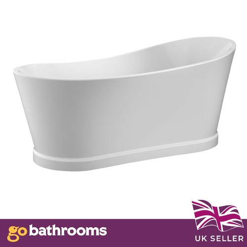 White freestanding bath - white,